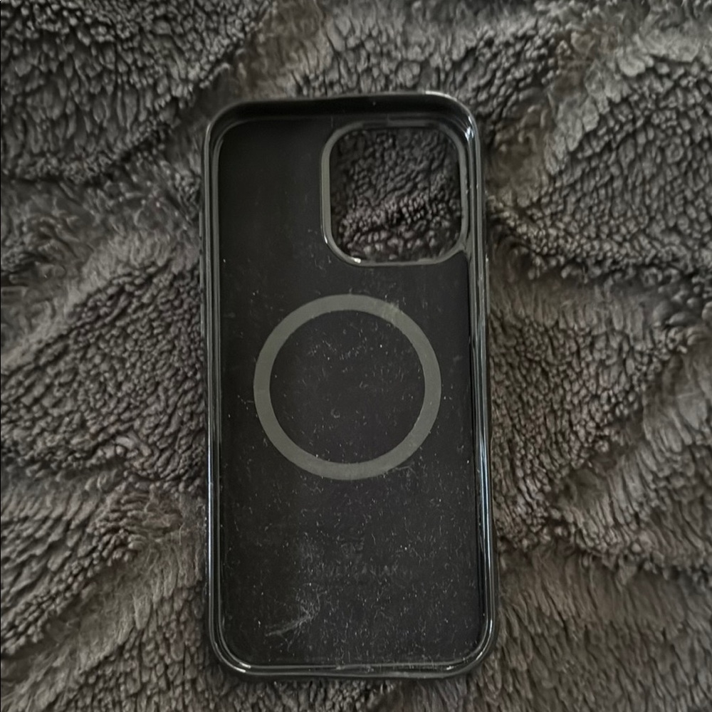 Magnetic Black Phone Case